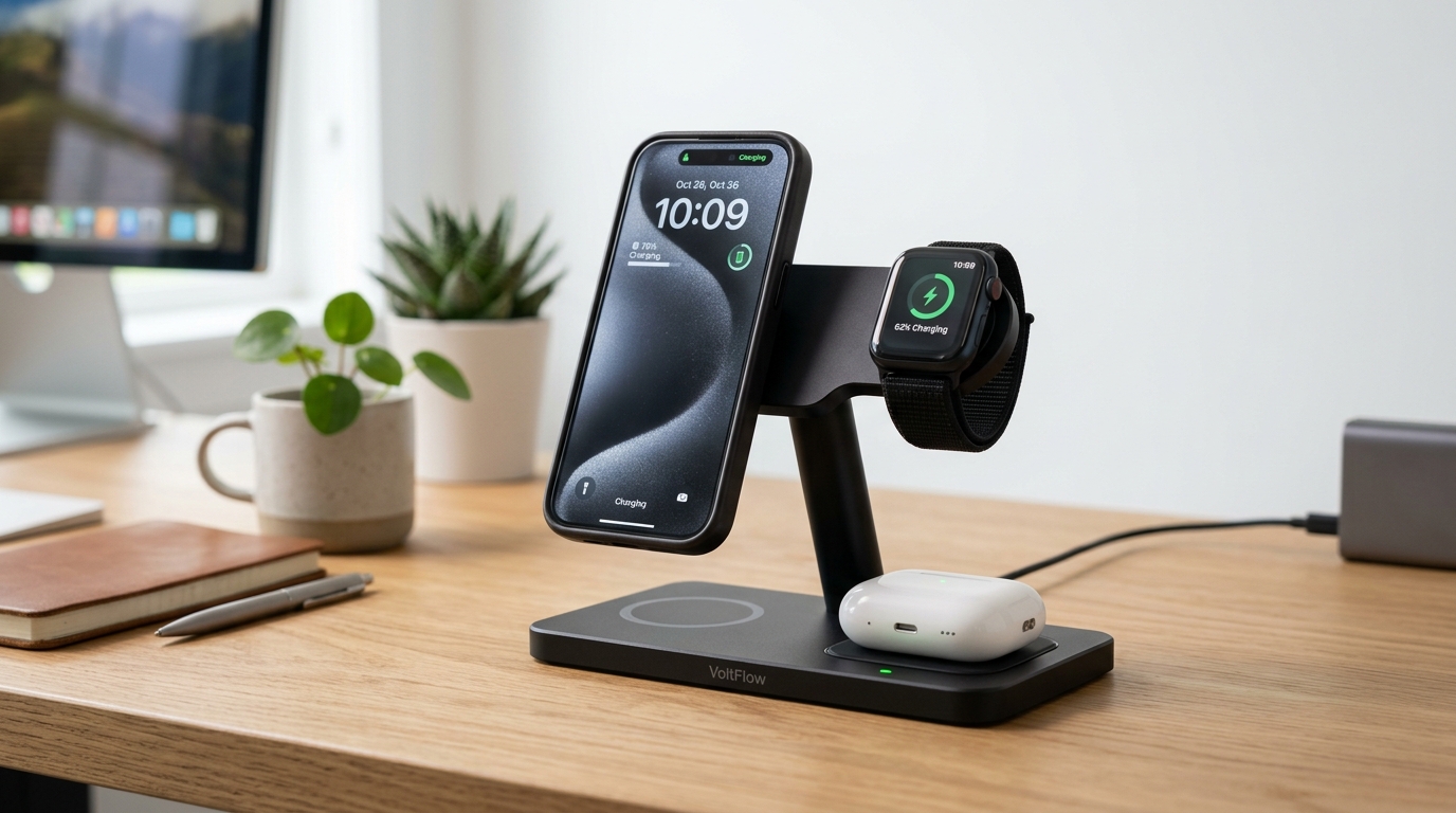 3-in-1 Magnetic Wireless Charger Wholesale